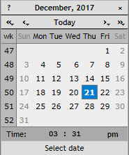 date-selector