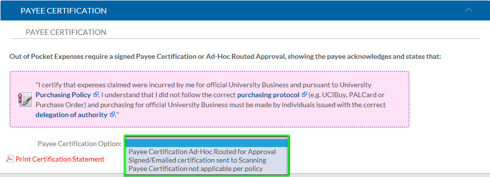 certification