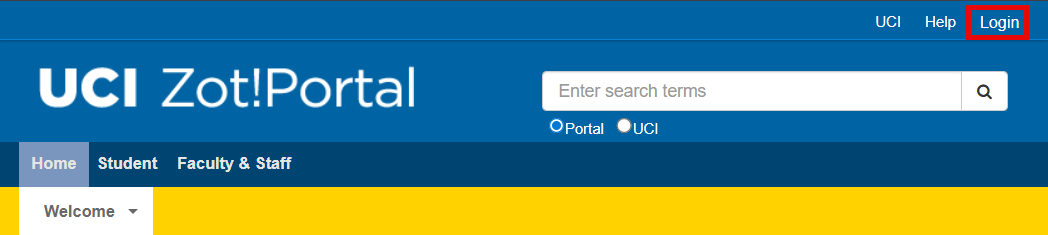 zotportal login