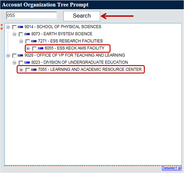 searchOrgTree